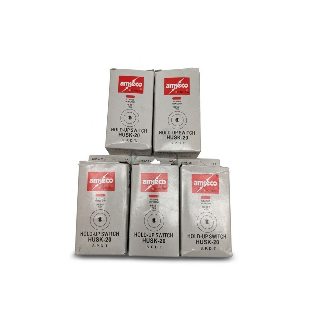Amseco Potter Hold-up Switch Status Window Reset Key Husk-20 - Lot Of 5